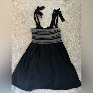 Haute Curve black dress with tie straps
